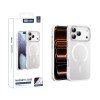 Чехол Xdcase с металлической рамкой камеры и функцией MagSafe для iPhone 18 Pro/17 Pro — белый