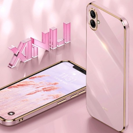 Протиударний чохол XINLI Straight Edge для Samsung Galaxy A04 4G - червоний