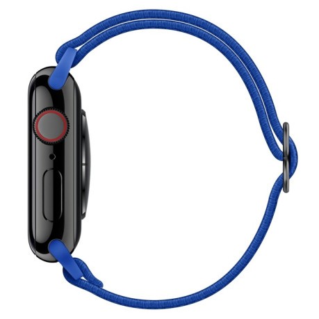 Ремешок Polyester Nylon для Apple Watch 10 46mm/Ultra 49mm / Series 8/7 45mm / 44mm / 42mm/45mm/44mm/42mm - синий