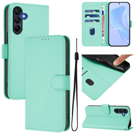 Чехол-книжка Skin Feel S-type для Samsung Galaxy A26 5G - зеленый