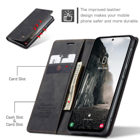 Чохол-книжка CaseMe-013 Multifunctional для Samsung Galaxy A56 - чорний