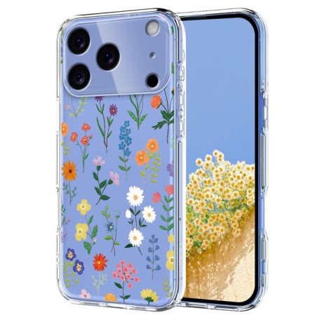 Чехол Flower Pattern Painted для iPhone 17 Pro Max - Daisy