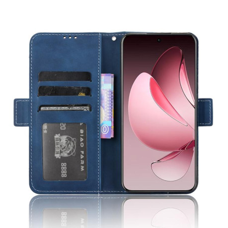 Чехол-книжка Skin Feel Calf на OPPO Reno13 Pro 5G Global - синий