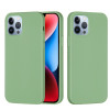 Силиконовый чехол Solid Color Liquid на iPhone 15 Pro Max - светло-зеленый