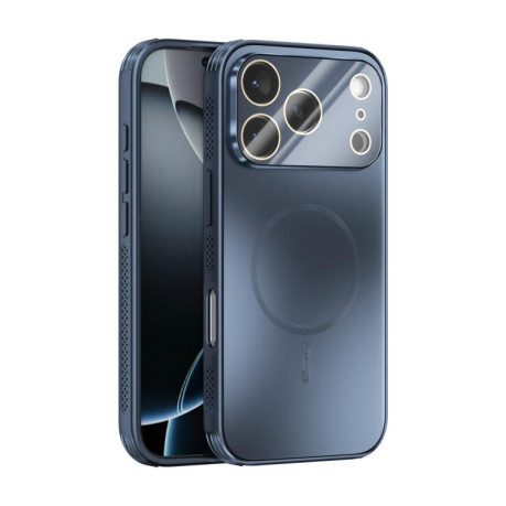 Противоударный чехол ABEEL Heat Dissipation Frosted MagSafe для iPhone 17 Pro - синий