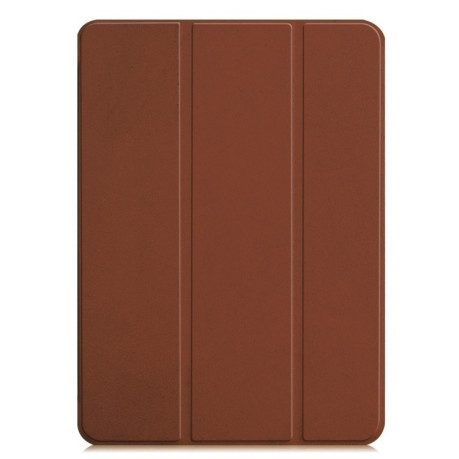 Чохол-книжка Custer Texture на iPad Air 11 (2024)/Air 4  10.9 (2020)/Pro 11 (2018)-коричневий