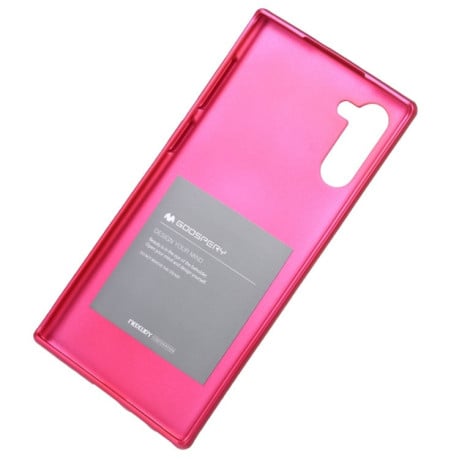 Ударозащитный чехол MERCURY GOOSPERY i-JELLY на Samsung Galaxy Note 10- пурпурно- красный