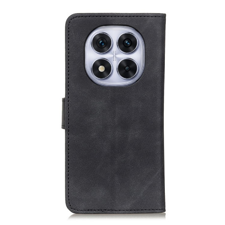 Чехол-книжка KHAZNEH Cowhide Texture на Xiaomi Redmi Note 14 Pro 4G - черный