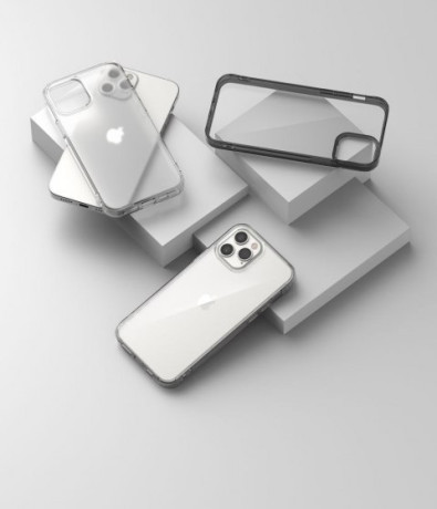Оригинальный чехол Ringke Fusion для iPhone 12 Pro Max - transparent