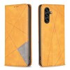 Чехол-книжка Rhombus Texture для Samsung Galaxy A15 - желтый