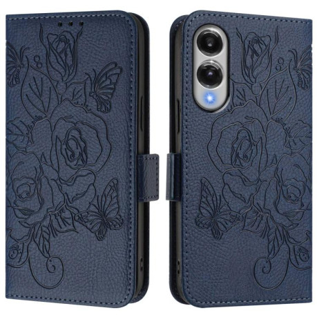 Чехол-книжка Magnetic RFID Anti-theft Leather для Samsung Galaxy S25 Edge 5G - синий