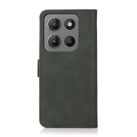 Чохол-книжка KHAZNEH матова фактура на Motorola Moto G15 4G/G05 - зелений