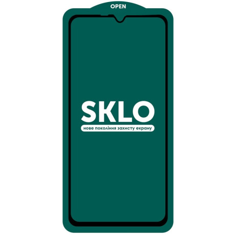 Защитное стекло SKLO 5D для Xiaomi 13T / 13T Pro - черный