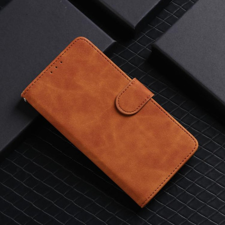 Чехол-книжка Retro Skin Feel Business Magnetic на OnePlus 13T - коричневый