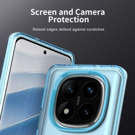 Протиударний чохол Candy Series для Xiaomi Redmi Note 14 Pro 5G/Poco X7 - синій