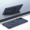 Противоударный чехол Magsafe Hidden Fold Holder на OPPO Reno10 - синий