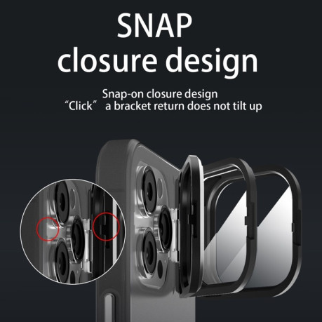Протиударний чохол Skin Feel Lens Holder Translucent для iPhone 15 Pro Max - зелений