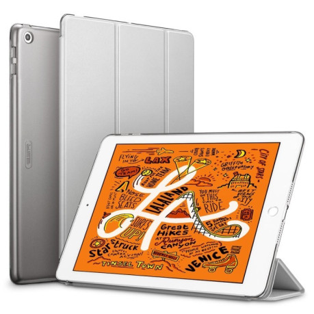 Чехол- книжка ESR Yippee Color Series Slim Fit на iPad Mini 5 2019- серый