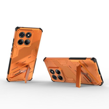 Противоударный чехол Punk Armor для Motorola Edge 60 Fusion 5G - оранжевый