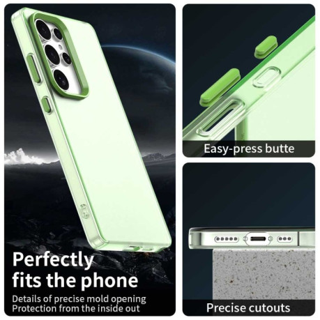 Протиударний чохол Candy Series для Samsung Galaxy S25 Ultra 5G - зелений