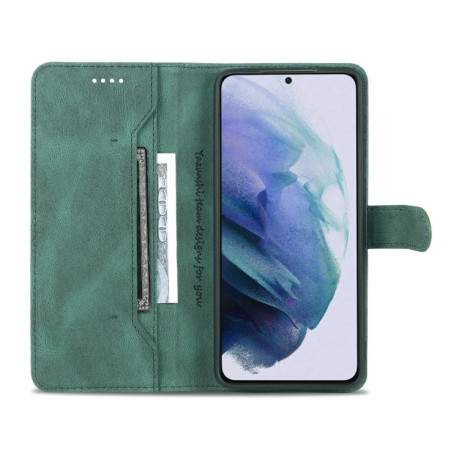 Чехол-книжка AZNS Dream II Skin Feel для Samsung Galaxy S22 5G - зеленый