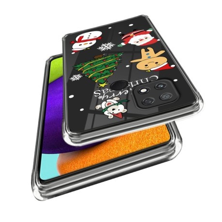 Протиударний чохол Christmas Patterned для Xiaomi Poco C40/Redmi 10c -Snowflake Christmas Tree