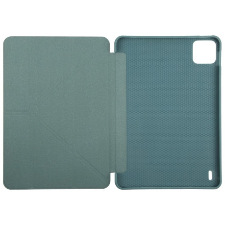 Чехол-книжка EsCase Demation для Xiaomi Pad 7 / 7 Pro - зеленый
