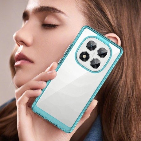 Протиударний чохол Colorful Acrylic Series для Xiaomi Redmi Note 14 Pro 5G/Poco X7 - синій