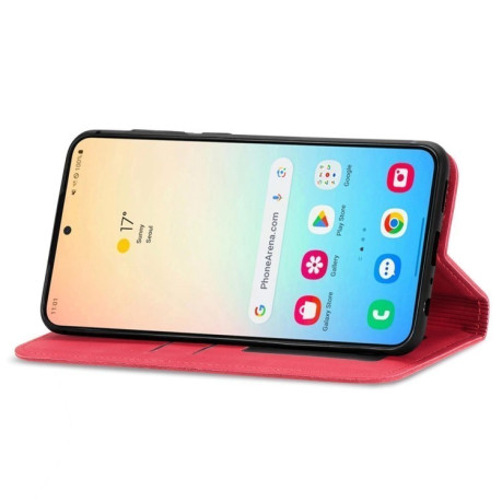 Чохол-книжка Retro Skin Feel Business Magnetic  для Samsung Galaxy S25+ 5G - червоний