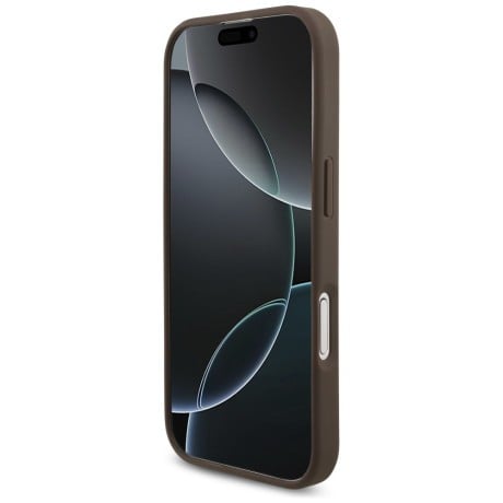Оригінальний чохол Guess 4G Big Logo на iPhone 17 - Brown