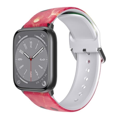 Силіконовий ремінець Breathable для Apple Watch Series 8/7 41mm / 40mm / 38mm - Watermelon