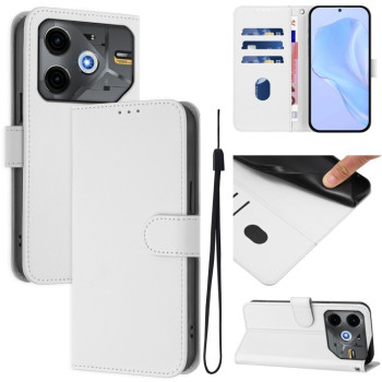 Чехол-книжка с мягким покрытием (Skin Feel) со шнурком на Tecno Pova 6 Neo