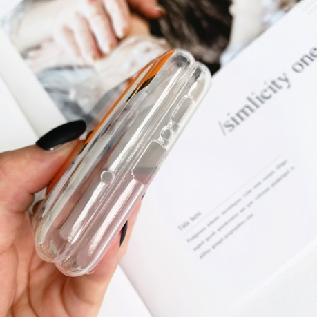 Противоударный чехол Stitching Marble Pattern для Samsung Galaxy Z Flip - V Line