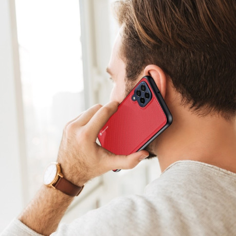 Противоударный чехол DUX DUCIS Fino Series для Samsung Galaxy M33 5G - красный