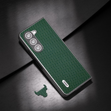 Противоударный чехол ABEEL Luxury Series для Samsung Galaxy Fold 5 - зеленый