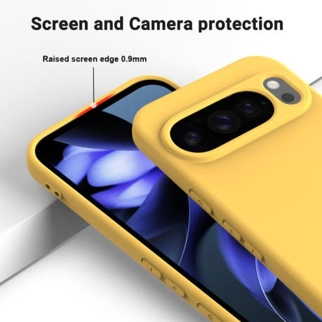Силіконовий чохол Solid Color Liquid Silicone на Google Pixel 10 Pro XL - жовтий