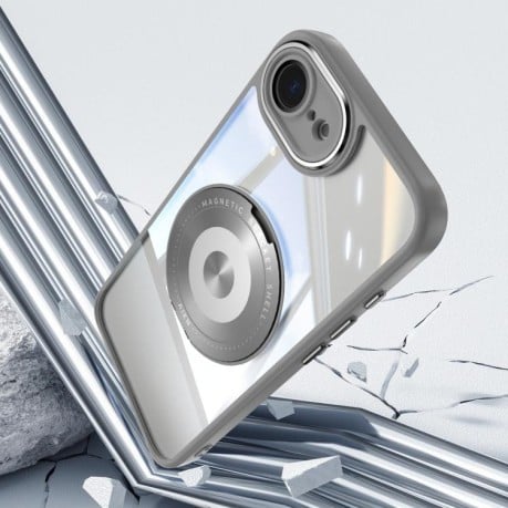 Протиударний чохол MagSafe Acrylic Hybrid для iPhone 16e - білий