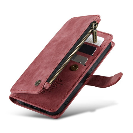 Чехол-кошелек CaseMe-C30 для iPhone 14/13 - красный