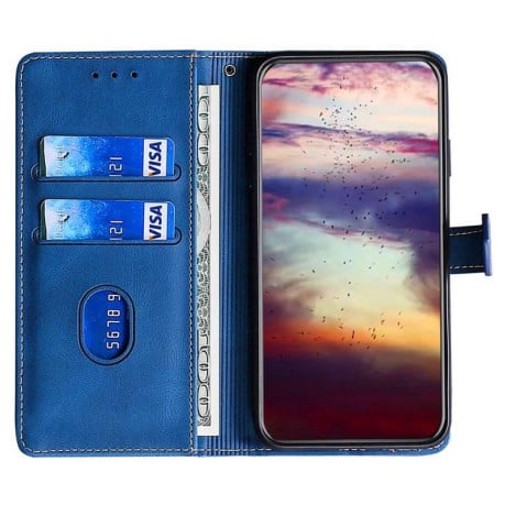 Чохол-книжка з м'яким покриттям Skin Feel та магнітною застібкою на Realme C71 4G - синій