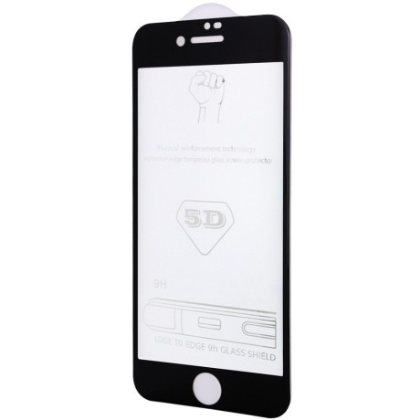 Защитное стекло 5D full glue для Apple iPhone 7/8 Plus - черное