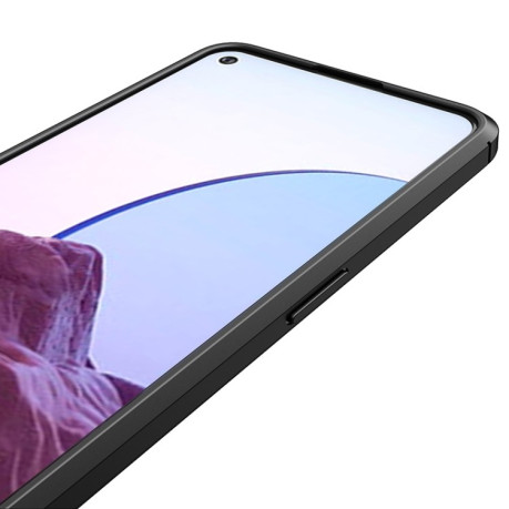 Противоударный чехол Litchi Texture на OnePlus Nord N 20 5G - синий