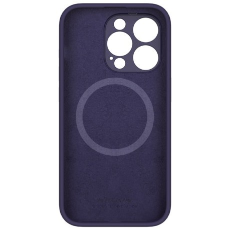 Противоударный чехол NILLKIN Lens Wing Magsafe Magnetic для iPhone 15 Pro - фиолетовый