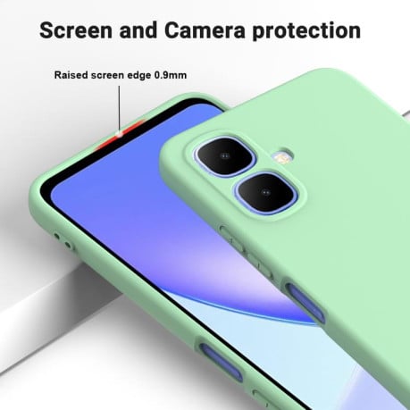 Силіконовий чохол Solid Color Liquid Silicone на Infinix Smart 20 4G — зелений