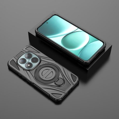 Чехол Star Ring Metallic Pivot Bracket с кольцом-держателем для Poco 8 Pro/Redmi Note 15 Pro+ 5G Global 163.3mm — чёрный