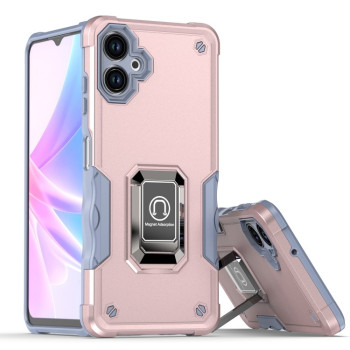 Противоударный чехол Non-slip Armor для Samsung Galaxy A06 4G - розовое золото