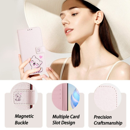 Чохол-книжка Colored Drawing Pattern для iPhone 16e - кольоровий