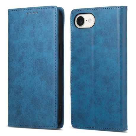 Чохол-книжка Business Solid Color Magnetic RFID Leather для iPhone 16e - синій