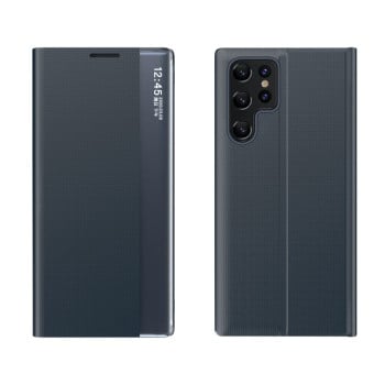 Чохол-книжка Clear View Standing Cover Samsung Galaxy S22 Ultra 5G - темно-синій