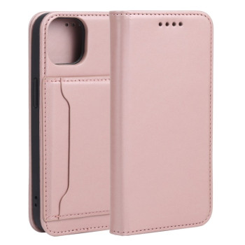 Чохол-книжка Strong Magnetism для iPhone 14/13 - рожеве золото