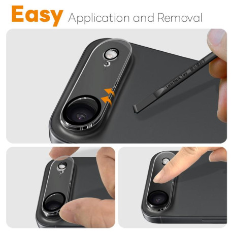 Защитное стекло на камеру NORTHJO Camera Lens Protector 3D Night Shot для iPhone Air - черное